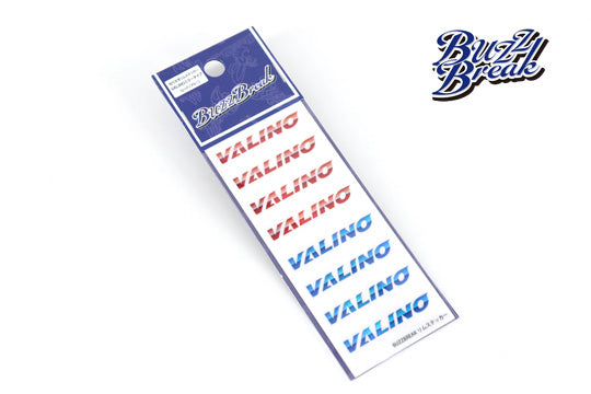 Buzz Break Cut-Out Rim Sticker (VALINO Mirror Type / Red ・Blue) - BB-ST-013