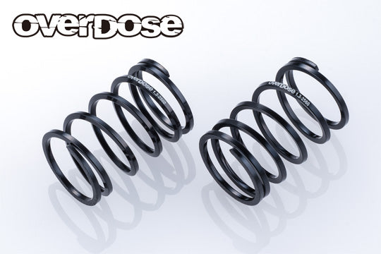 OVERDOSE 4Edge Shock Spring 1.2-2565 (□1.2 dia, 6.5 Coil, 25mm Length/2pcs) - OD3993