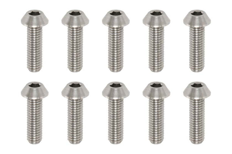 Racing Performer Precision Machined Titanium BH Socket Screw M3×10mm (10pcs) RP-041101A