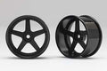 Racing Performer Drift Wheel 5 spoke 01 (8mm Offset·Black·2pcs) RP-6113B8A