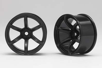 Racing Performer Drift Wheel 6 spoke 02 (8mm Offset·Black·2pcs) RP-6213B8A