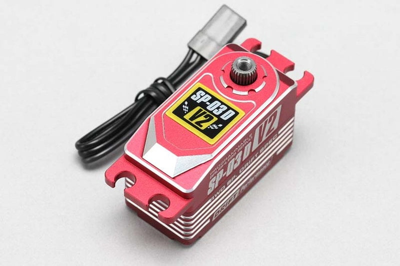 Yokomo SP-03D Version 2 Drift Brushless Steering Servo (Red) SP-03DV2RA