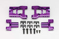 YD-2 Aluminum Adjustable Rear Short "H" Arm Kit (Purple/Bevel edge) Y2-P08RASA