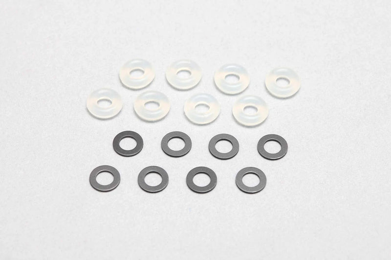Yokomo High Grade O-ring for Shock (oil resistant / with poly slider / 8 pcs) YS-7HGC