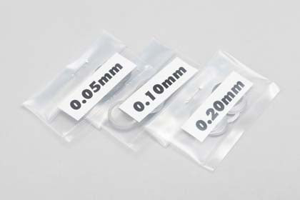 Yokomo 10.0mm Spacer Shim (0.05/0.10/0.20mm·10pcs each) - ZC-S100S