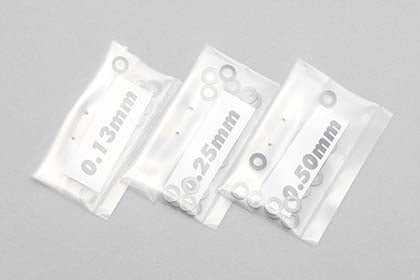 Yokomo 2.5mm Spacer Shim (0.13/0.25/0.50mm·20pcs each) ZC-S25